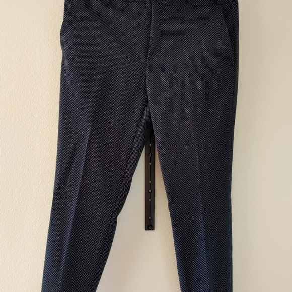 Zara Pants - Zara navy polka dot suit pants